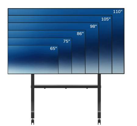 Neomounts Move Go XL Mobile Floor Stand (fast install