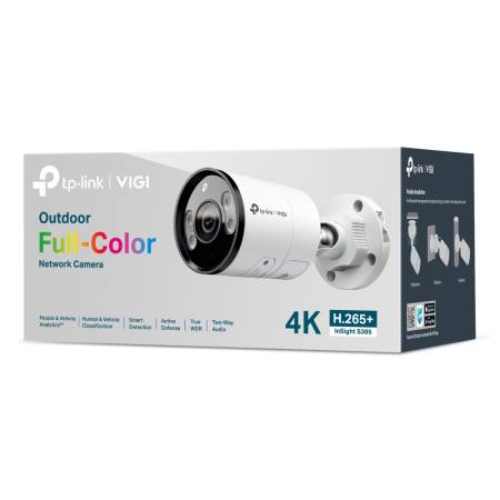 8MP външна пълноцветна Bullet мрежова камера TP-Link VIGI InSight S385(2.8mm)