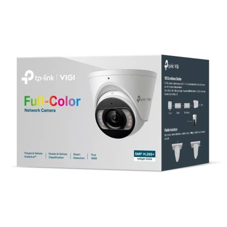 5MP пълноцветна куполна мрежова камера TP-Link VIGI InSight S455(4mm)