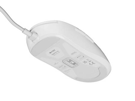 Fury Gaming Mouse Tanto T4 12000DPI Optical With Software RGB Backlight White