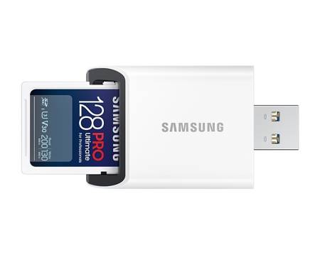 Samsung 128GB SD Card PRO Ultimate with USB Reader