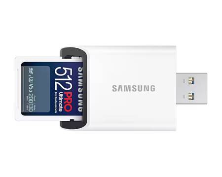 Samsung 512GB SD Card PRO Ultimate with USB Reader