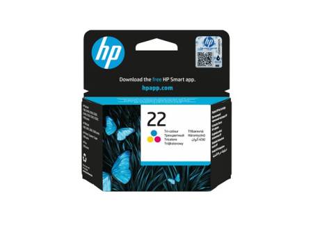 HP 22 original Ink cartridge C9352AE UUS tri-colour standard capacity 5ml 165 pages 1-pack