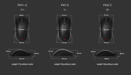 BenQ ZOWIE FK1+-C Mouse for Esports