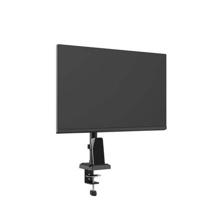 Neomounts Nero Single Flat Screen Desk Mount (phone holder+Quick-fix clamp/grommet)
