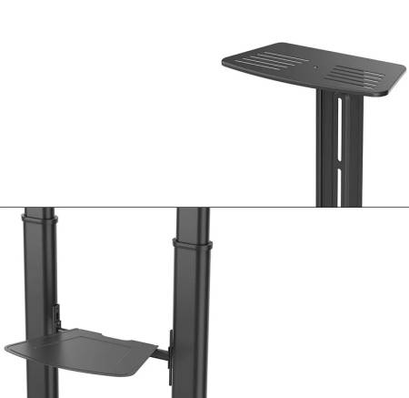 Neomounts Mobile Flat Screen Floor Stand (height: 128-160 cm)