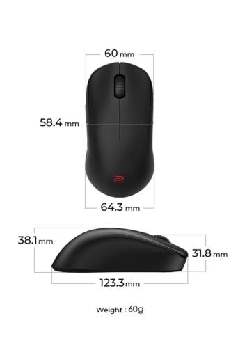 BenQ ZOWIE U2-DW 4K Wireless Mouse for Esports