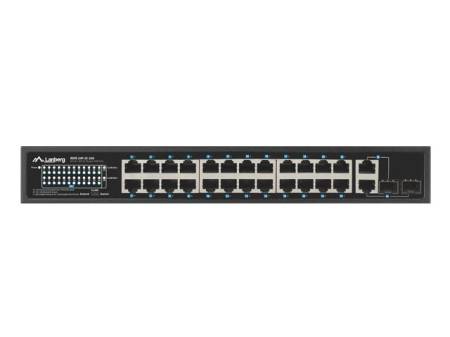Lanberg Switch 24 x 100MB POE+/2 x Combo Rack 19" Gigabit Ethernet