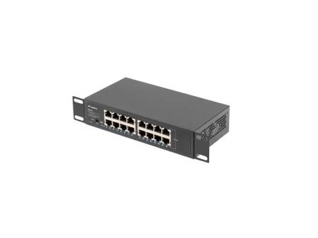 Lanberg switch rsge-16 16x 1GB gigabit ethernet unmanaged rack 10"/19"