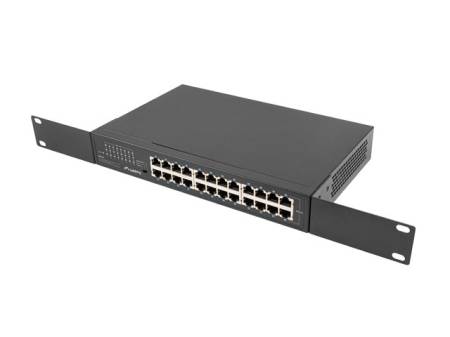 Lanberg switch rsge-24 24x 1GB unmanaged gigabit ethernet rack 19"