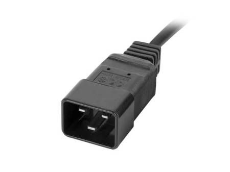 Lanberg power distribution unit (pdu) 19" 1U 16a 2m 2x c19 8x iec c13 sockets black c20
