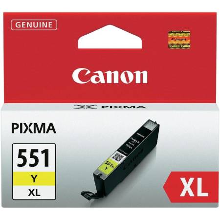 Canon CLI-551XL Y + Canon Plus Glossy II PP-201