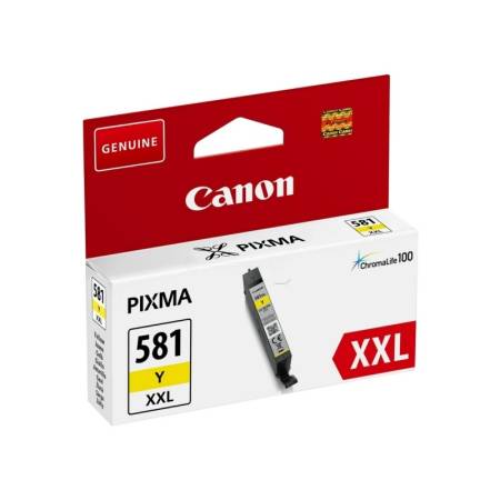 Canon CLI-581 XXL Y + Canon Plus Glossy II PP-201