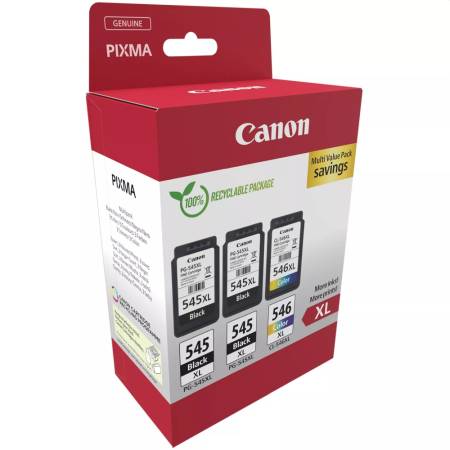 Canon PG-545XLx2/CL-546XL Multi pack + Canon Plus Glossy II PP-201