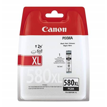 Canon PGI-580XL PGBK + Canon Plus Glossy II PP-201