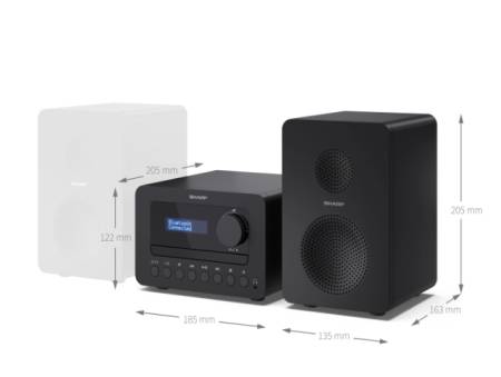 Sharp Audio Systems XL-B520D(BK)