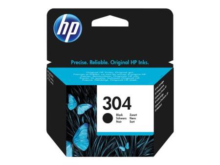HP 304 Ink Cartridge Black Standard Capacity 120 pages 1-pack