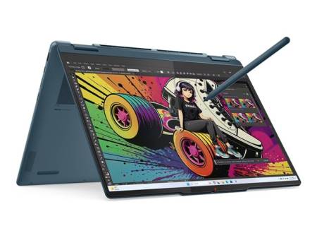 LENOVO Yoga 7 2-in-1 AMD Ryzen AI 7 350 14inch 2.8K OLED 500N 120Hz Touch 32GB DDR5 1TB PCIe W11H Tidal Teal