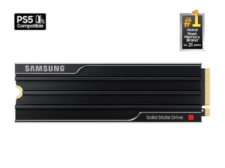 Samsung SSD 9100 PRO 1TB Heatsink PCIe 5.0 NVMe 2.0 M.2  Read 14700 MB/s Write 13300 MB/s