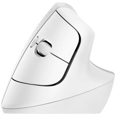 Безжична вертикална ергономична мишка Logitech Lift Bluetooth 910-006475 - бяла