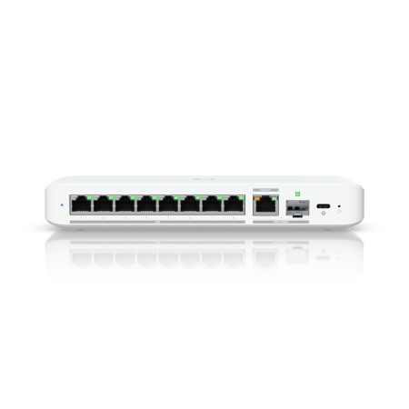 8-портов Gigabit комутатор Ubiquiti UniFi Switch Flex 8 2.5G USW-FLEX-2.5G-8