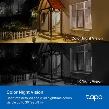 Интелигентна безжична охранителна Indoor/Outdoor камера TP-Link Tapo C410(4-pack)