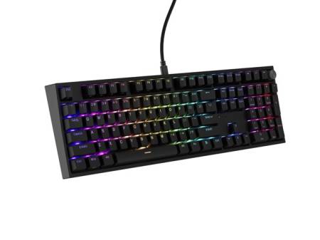 Genesis Mechanical Gaming Keyboard Thor 404 Black RGB Backlight Gateron Yellow Pro