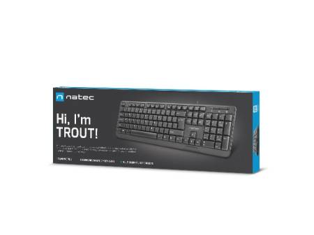 Natec Keyboard Trout US Layout Slim