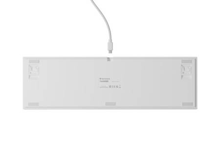 Genesis Mechanical Gaming Keyboard Thor 404 White RGB Backlight Gateron Yellow Pro