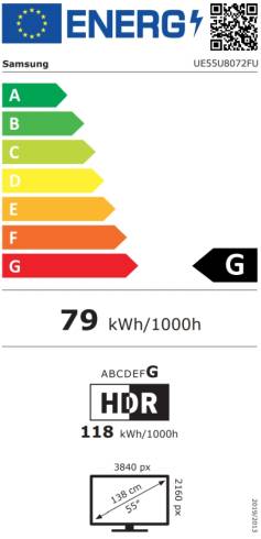 Samsung LED 55U8072