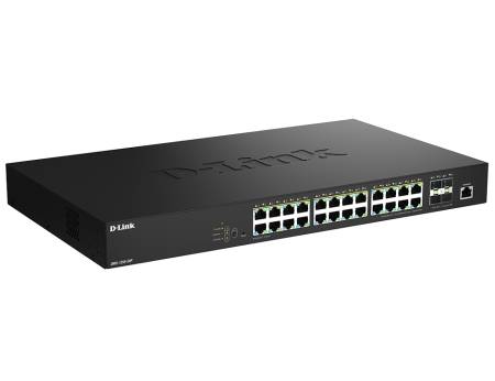 D-Link 24 Ports 2.5Gbps PoE(90W)+ 4 Ports 10G SFP+ Smart Managed Switch