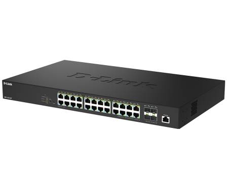 D-Link 24 Ports 2.5Gbps PoE(90W)+ 4 Ports 10G SFP+ Smart Managed Switch