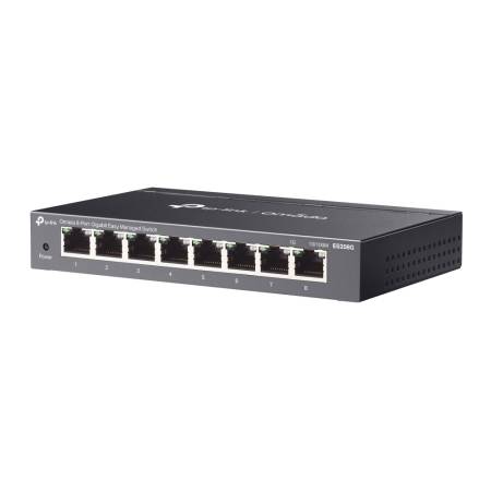 8-портов гигабитов управляем настолен комутатор TP-Link Omada ES208G