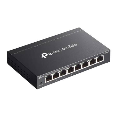 8-портов гигабитов управляем настолен комутатор TP-Link Omada ES208G