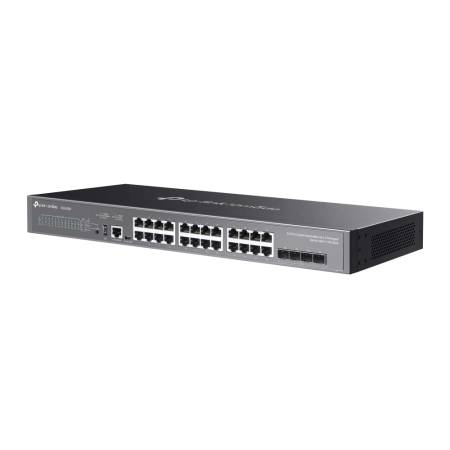 24-портов гигабит L3 управляем комутатор TP-Link Omada SG5428X с 4×10G слота