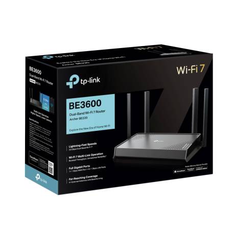 2-лентов Wi-Fi 7 рутер BE3600 TP Link Archer BE220