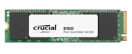 SSD диск Crucial E100 1TB PCIe 4.0 Gen4 M.2 2280 NVMe