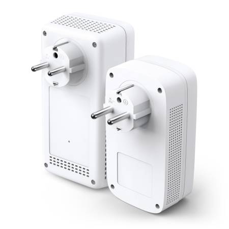 Гигабитов Powerline комплект с Wi-Fi ac и вграден електрически контакт TP-Link TL-WPA8631P KIT AV1300
