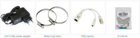 Комплект от 4бр. антена  MikroTik LIGHT HEAD GRID LHG XL HP5 4pack - RBLHG-5HPnD-XL4pack