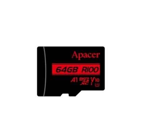 Apacer 64GB microSDHC/SDXC UHS-I U1 V10 A1 (1 adapter)