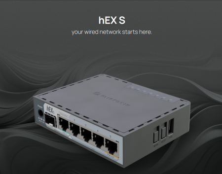 Рутер MikroTik hEX S (2025) E60iUGS