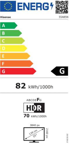 Hisense 55`` A85N