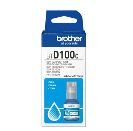 Brother BT-D100C Cyan Ink Bottle