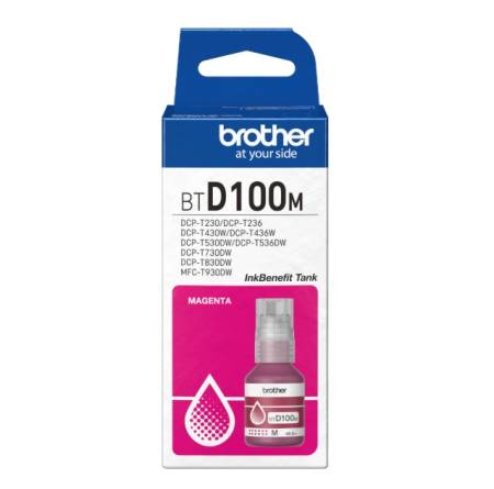 Brother BT-D100M Magenta Ink Bottle