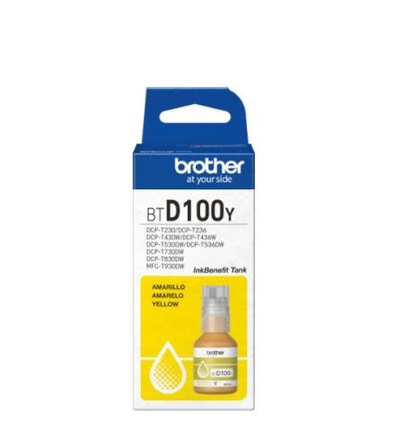 Brother BT-D100Y Yellow Ink Bottle