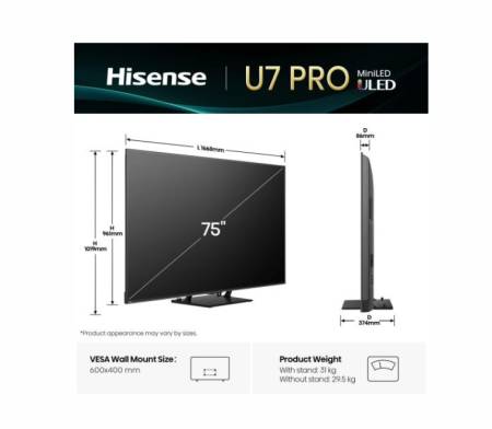 Hisense 75"U7Q Pro