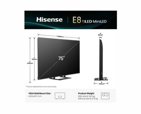Hisense 75" E8Q