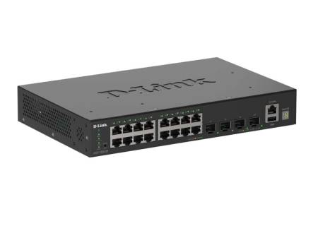 D-Link 16 Ports GE + 4 Ports 10G SFP+ Smart Managed Switch