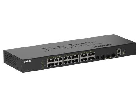 D-Link 24 Ports GE + 4 Ports 10G SFP+ Smart Managed Switch