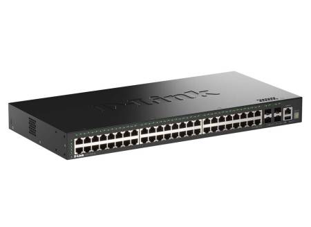 D-Link 48 Ports GE + 4 Ports 10G SFP+ Smart Managed Switch